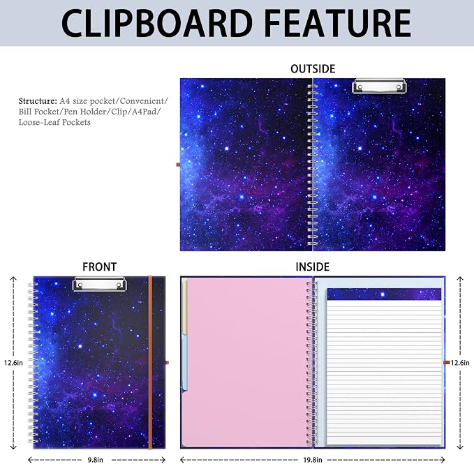 Rimilak Spiral Clipboard Folio - Image 2