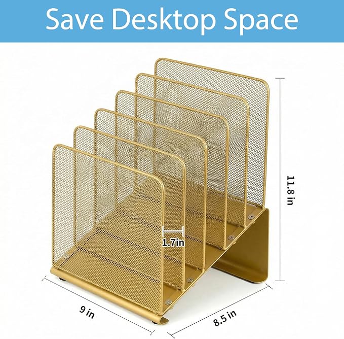 LEKETREE File Organizer for Desk, File Folder Organizer - Image 3