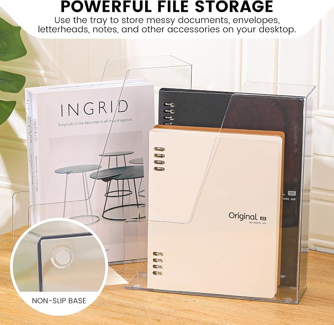 CiWiVOKi Vertical File Holder, 4 pack - Image 5