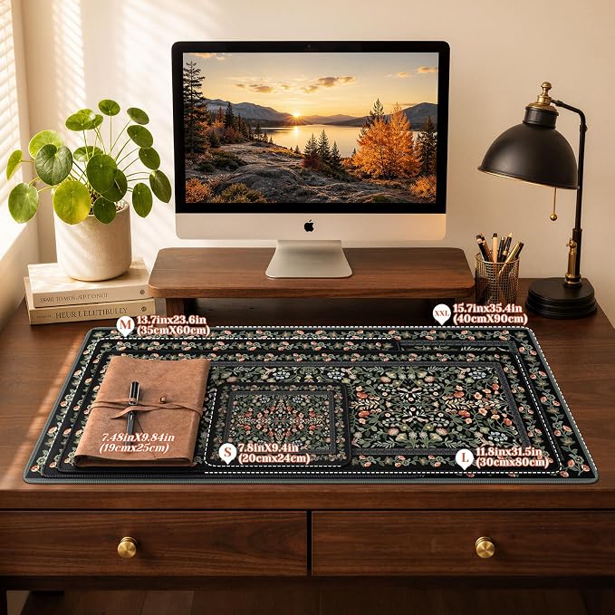 iCasso Aesthetic Flower Mouse pad - Image 2