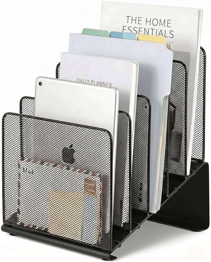 LEKETREE File Organizer for Desk, File Folder Organizer by Stylishworkspaceeffortlessorganization