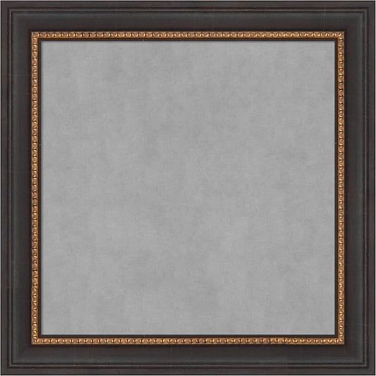 Amanti Art Black Framed Magnetic Board 15x15 X-Small Vision Board by AmantiArt