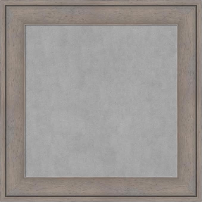 Amanti Art Grey Framed Magnetic Board 15x15 X-Small Vision Board by AmantiArt