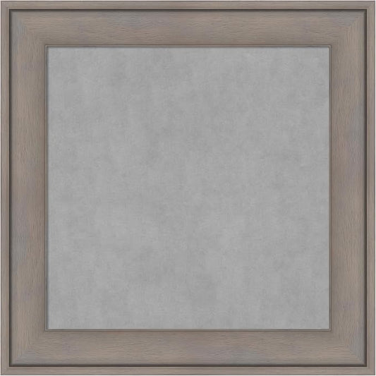 Amanti Art Grey Framed Magnetic Board 15x15 X-Small Vision Board by AmantiArt