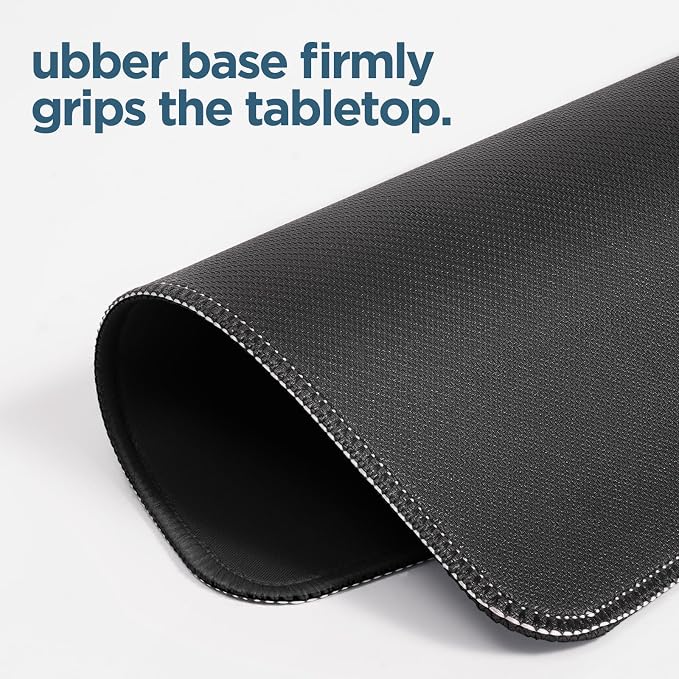 Black Mouse pad, Featuring a wear-Resistant Stitching Edge Design. It can be - Image 6