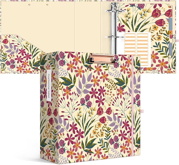 Ospelelf 3 Ring Binder for Letter Size Paper by OspelelfOfficeSupplies
