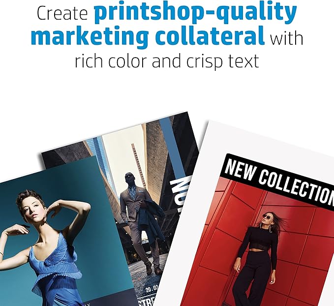 HP Professional Business Paper, Glossy, 8.5x11 in, 48 lb, 150 sheets, works with inkjet, PageWide, laser printers (Q1987A)-DeskLoop Office