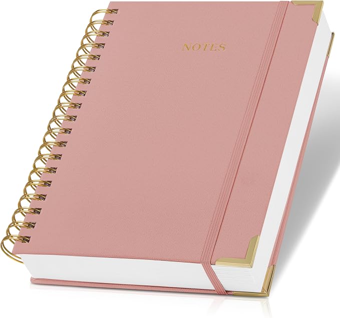 Aesthetic Thick Spiral Notebook Journal by ZICOTO