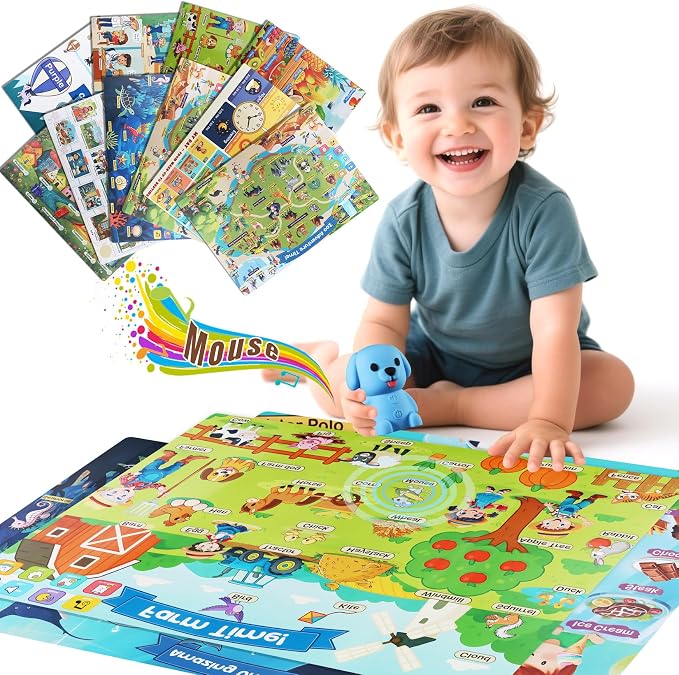 Learning Poster Mat with Talking Pen by LearningThroughPlay