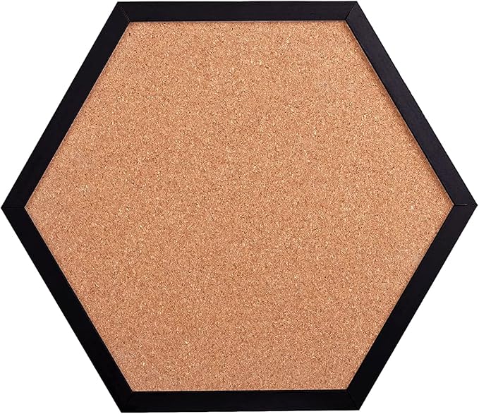 Cork Bulletin Board for Walls, 1/2" Thick Hexagon Pin Board for Walls - Image 8