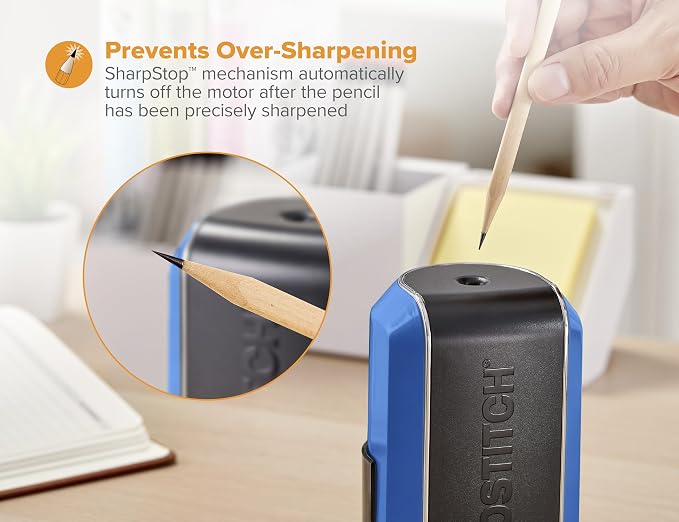 Bostitch Office Vertical Electric Pencil Sharpener, Powerful Stall-Free Motor - Image 6