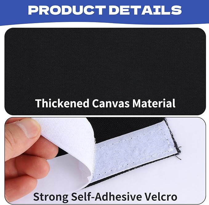 Under Desk Privacy Panel 62 x 15 Inch Self-Adhesive Modesty Panel Table Skirts - Image 3