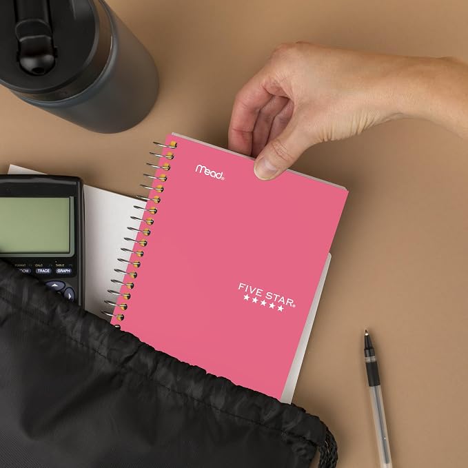 Five Star Spiral Notebook, 1 Subject, College Ruled Paper, 4-3/8" x 7" - Image 7