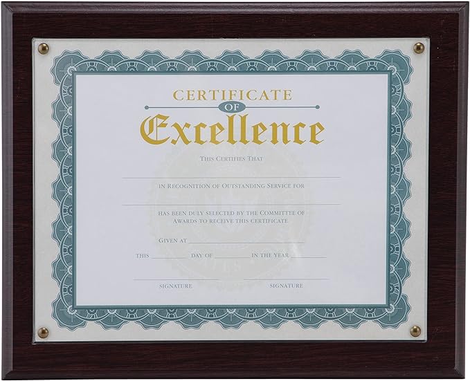 V-Light Picture Frame, Diploma Frame, 8.5 x 11 Inch Picture Frame, Certificate by Asrnten