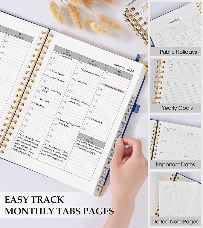 2026 Planner, Weekly and Monthly Calendar Planner from January 2026 - Image 6