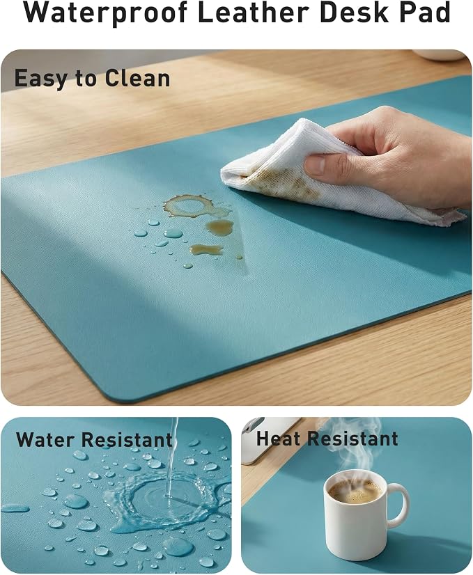 Aothia Faux Leather Desk Mat - Image 7