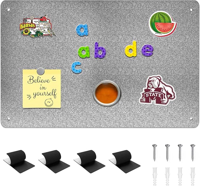 Magnetic Board, 17.1" x 11.8" Magnet Display, by Bonnary