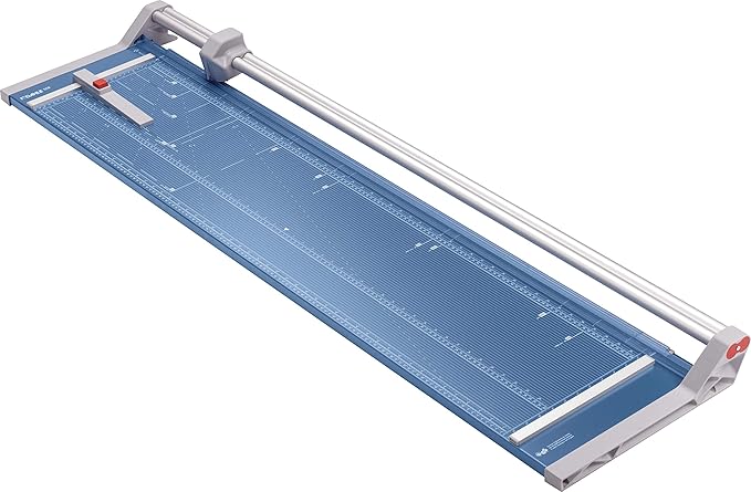 Dahle 558 Professional Rotary Trimmer, 51" Cut Length, 12 Sheet Capacity, Self-Sharpening, Dual Guide Bar, Automatic Clamp, German Engineered Paper Cutter-DeskLoop Office