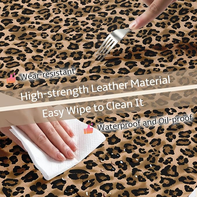 Mouse Pad Leather Desk Mat Large Keyboard Cute Office Desktop Computer Laptop - Image 4