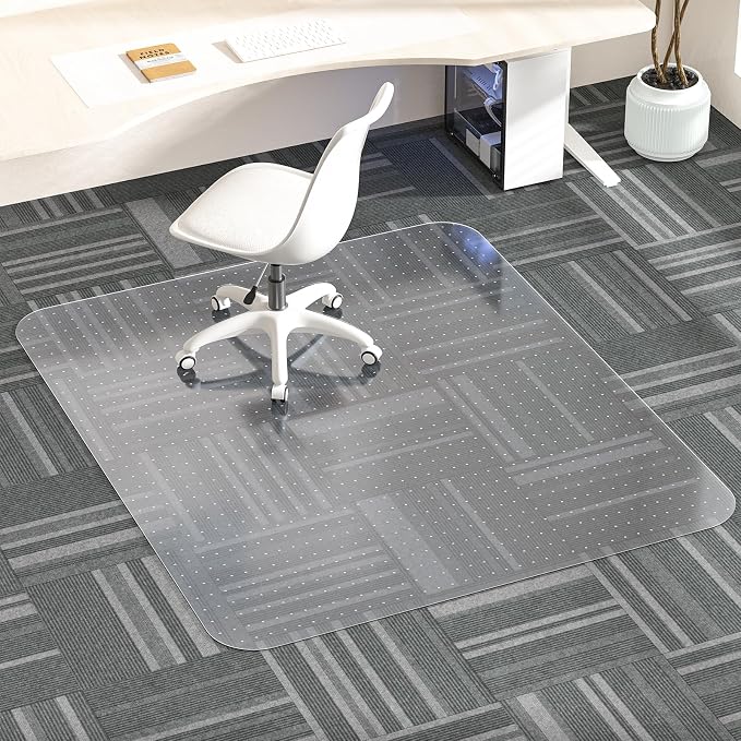 48" X 48" X 0.09" Office Chair Mat by MESHDO