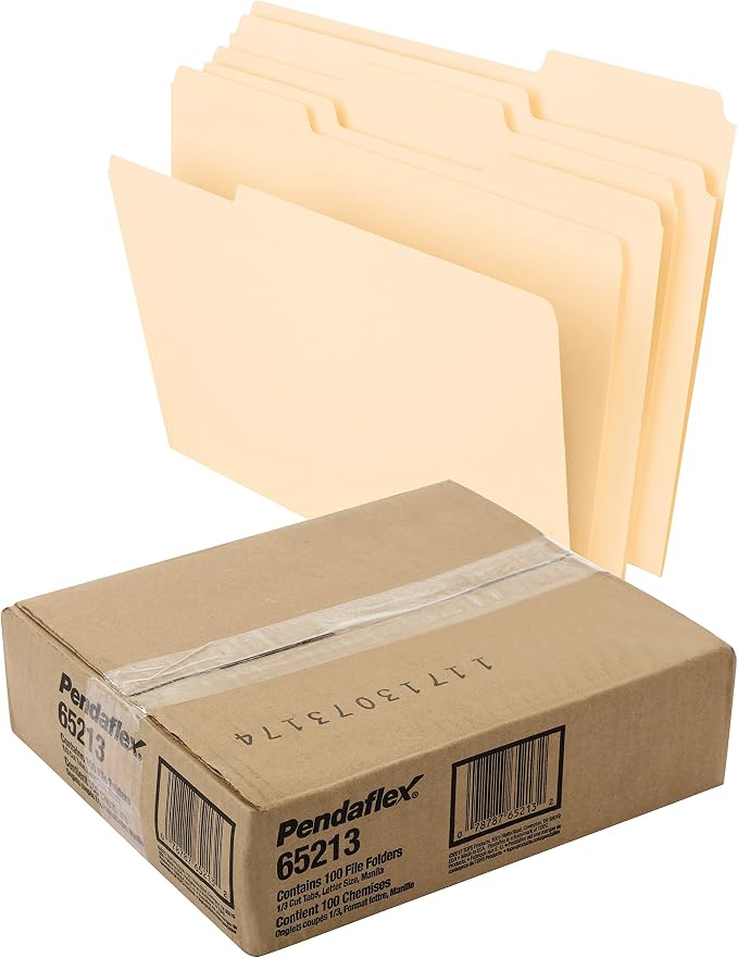 Pendaflex Extra Capacity Reinforced Hanging File Folders, Letter Size, Standard - Image 6