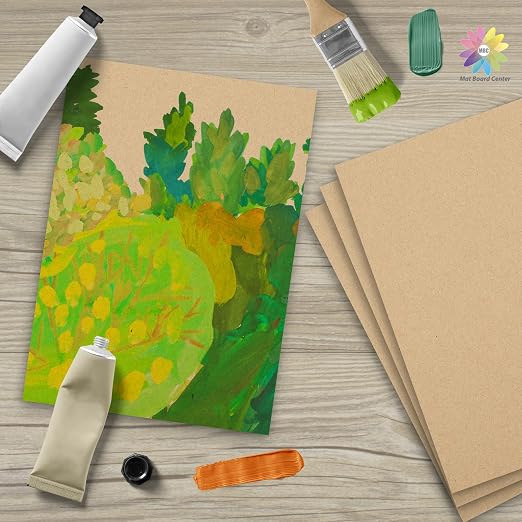 Mat Board Center, 50 Corrugated Cardboard Sheets 5x7 Inches Flat Card Board - Image 7