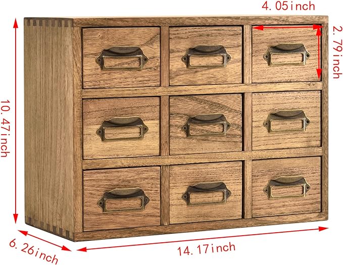 KIRIGEN Wooden Desk Storage Cabinet - Image 3
