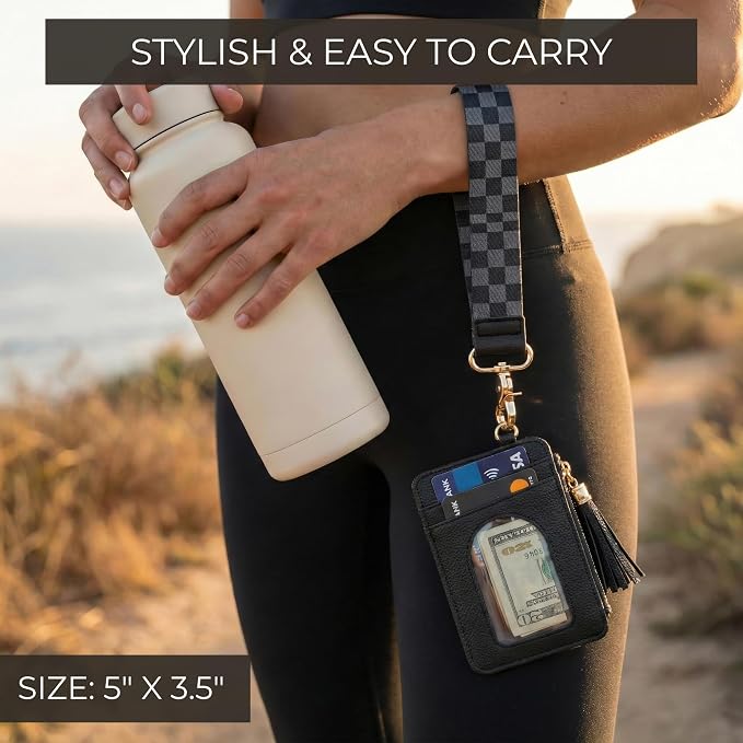 Stylish Wristlet Keychain Wallet - Image 3
