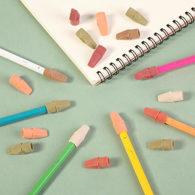 Mr. Pen- Pencil Erasers Toppers, 120 Pack, Latex Free, No Smudge | Mr Pen - Image 7