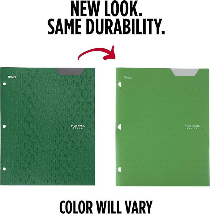 Five Star 2-Pocket Folder, Plastic Folder - Image 2