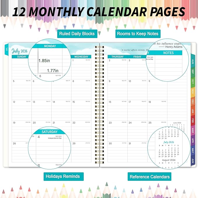 Teacher Planner 2026-2027 for Teacher School - Image 3