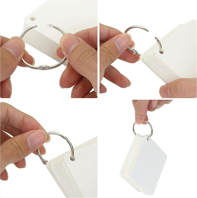 Mr. Pen- Loose Leaf Binder Book Rings, 5 Assorted Sizes, 36 Pack, Metal Binder - Image 7