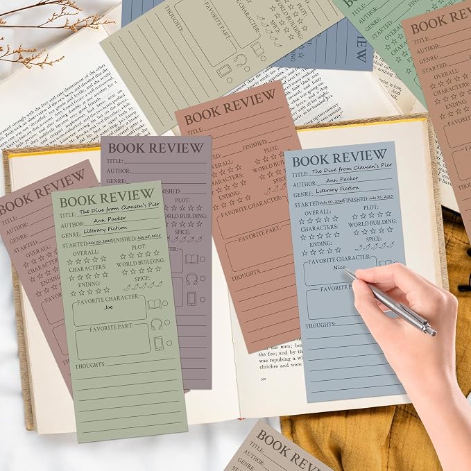 L1rabe Boho Book Review Bookmarks - Image 4