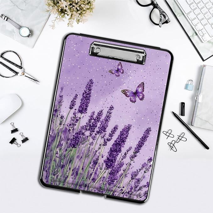 Clipboard with Storage, Office Supplies Nursing Clipboards Folder with Pen - Image 4