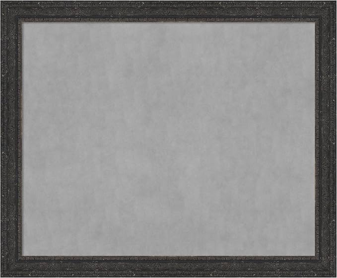 Amanti Art Black Framed Magnetic Board 37x45 X-Large Vision Board by AmantiArt