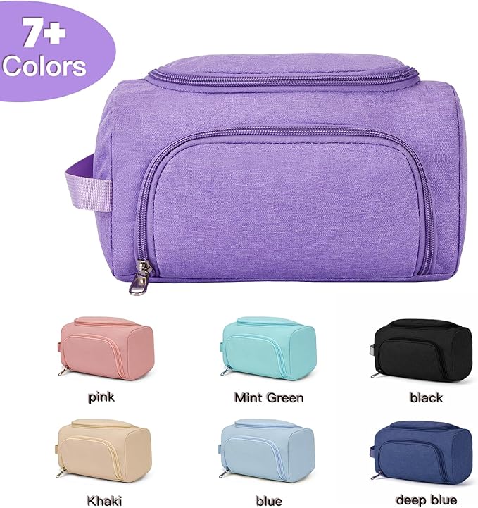 Large Pencil Pouch,Pencil Case Aesthetic,Zipper Pencil Box For Girls Back To School Supplies Emergency Bag Makeup Bag (Purple)-DeskLoop Office