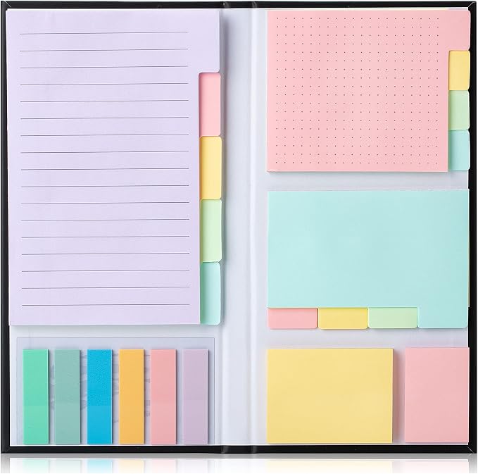 Mr. Pen- Sticky Notes Set, 410 Pack, Ruled | Dotted & Blank Notes by MrPen