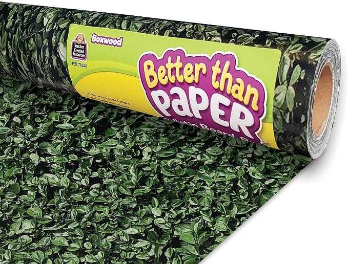 Teacher Created Resources Boxwood Better Than Paper Bulletin Board Roll by TeacherCreatedResourcesOS