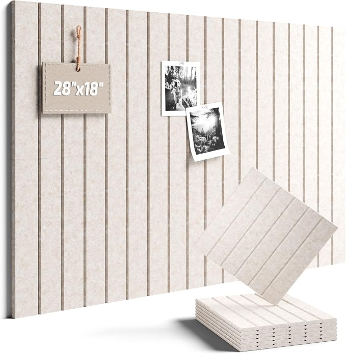 Felt Bulletin Board Tiles -28"x18" by FLUXYNARA