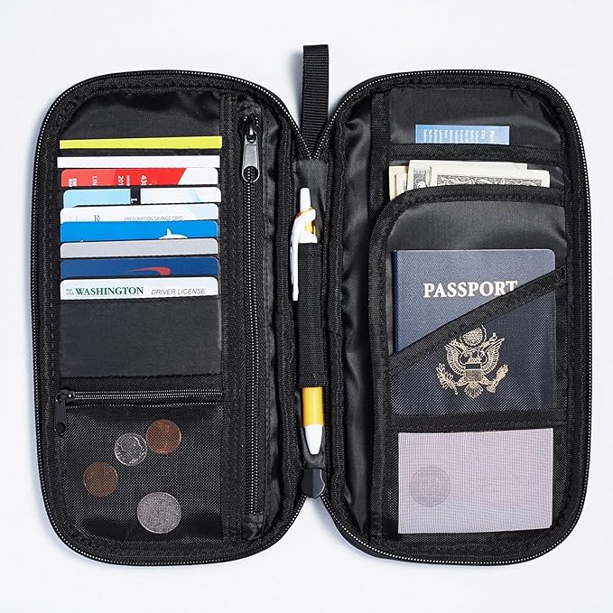 Amazon Basics RFID-blocking Passport Wallet, Passport Holder - Image 2