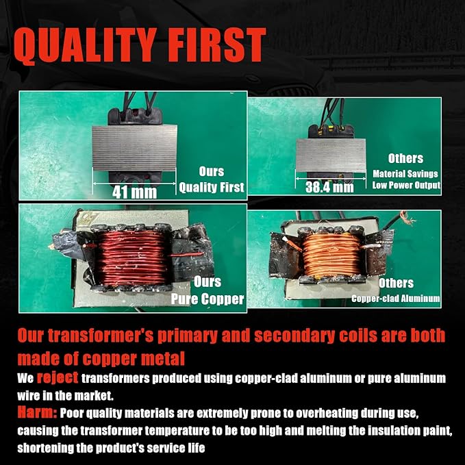 ATOLS Upgraded Plastic Welder, Pure Copper Transformer, Rapid Heating, Plastic - Image 2