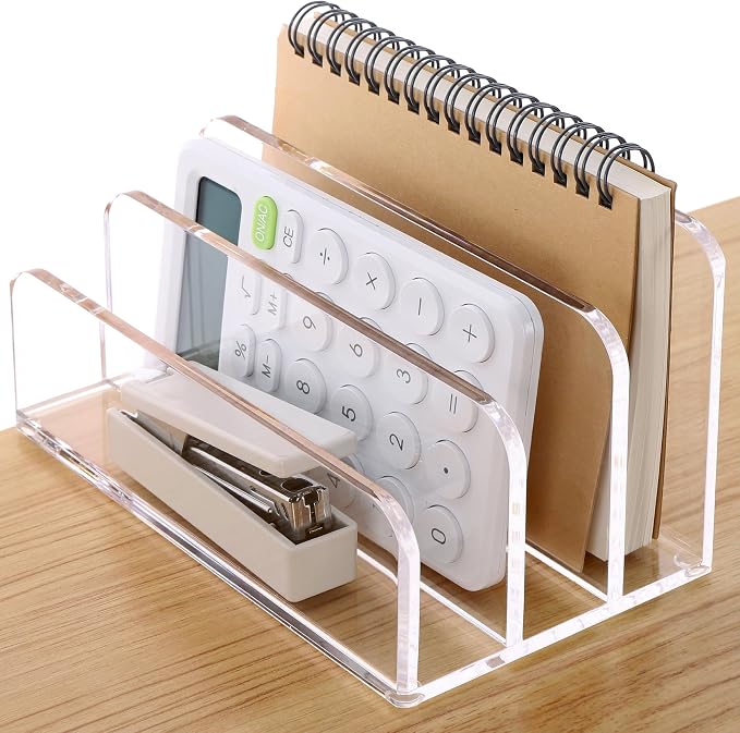 SANRUI 3 Compartments Mail Organizer Letter Holder - Image 9