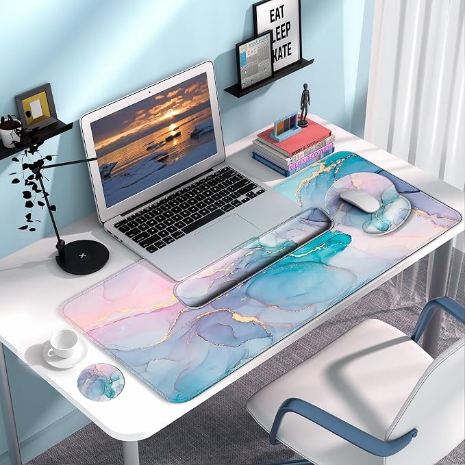 Desk Mat Set + Keyboard and Mouse Pad - Image 4