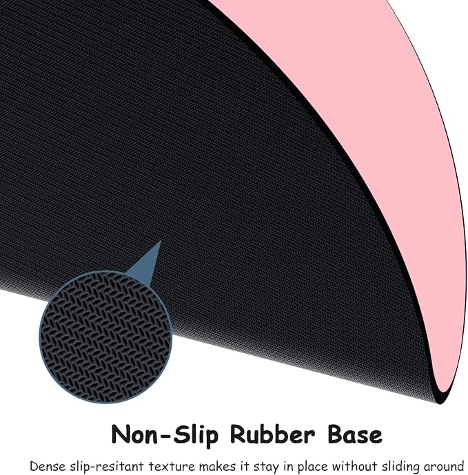 Dapesuom Small Mouse Pad, 6 x 6 Inch Thick Rubber Premium-Textured Non-Slip - Image 4