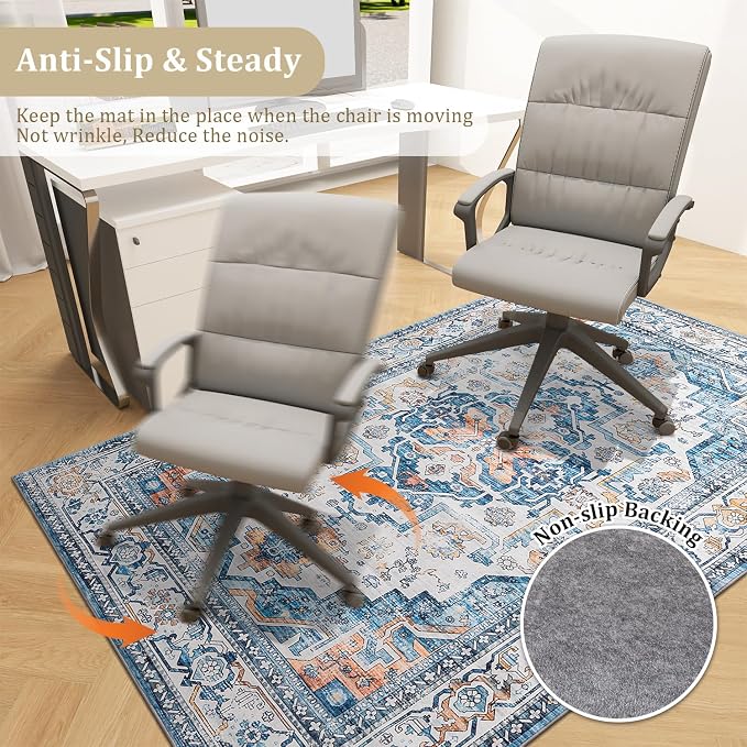 chakme Office Chair Mat for Hardwood Floor, Machine Wash - Image 5