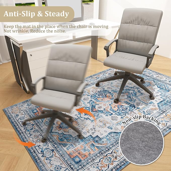 chakme Office Chair Mat for Hardwood Floor, Machine Wash - Image 5
