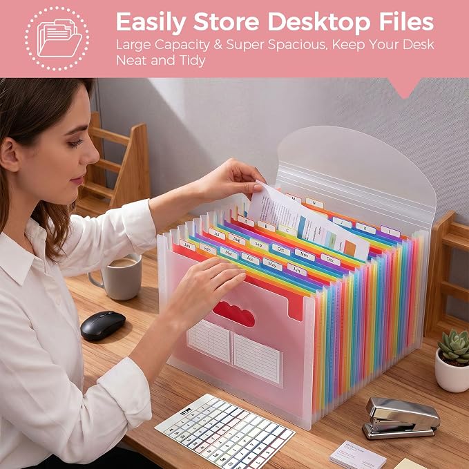 SKYDUE Accordion File Organizer - Image 3