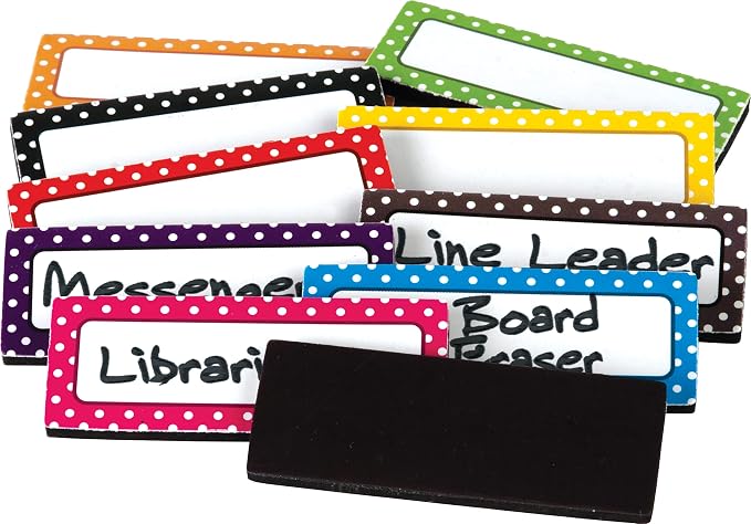 Teacher Created Resources Polka Dots Magnetic Labels - Image 2