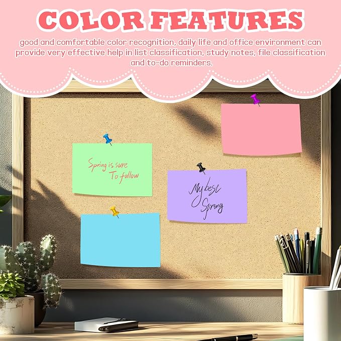 BIGNC Colored Index Cards 4x6, 190 Pack Blank Index Cards, Flash Cards - Image 5