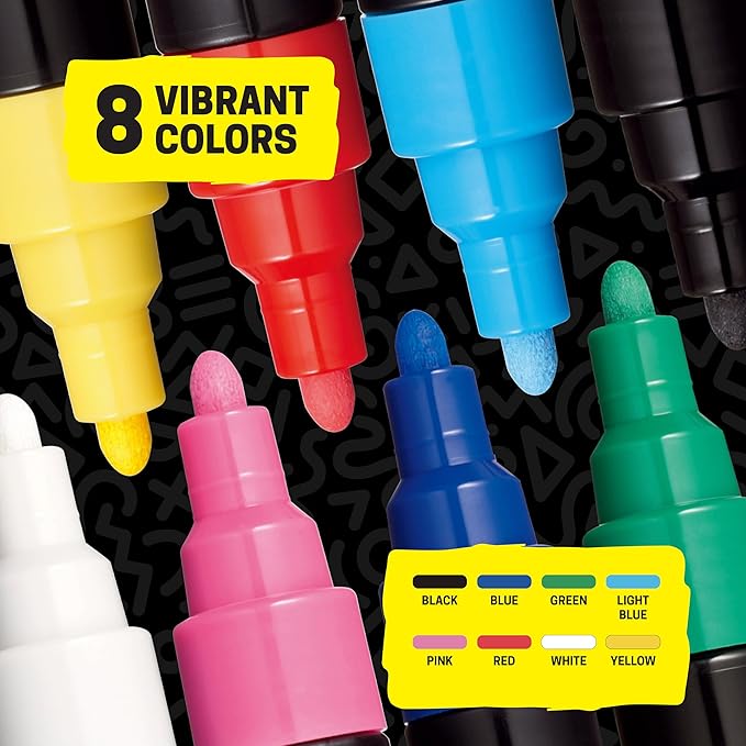Posca Paint Markers, 5M Medium Acrylic Markers - Image 2